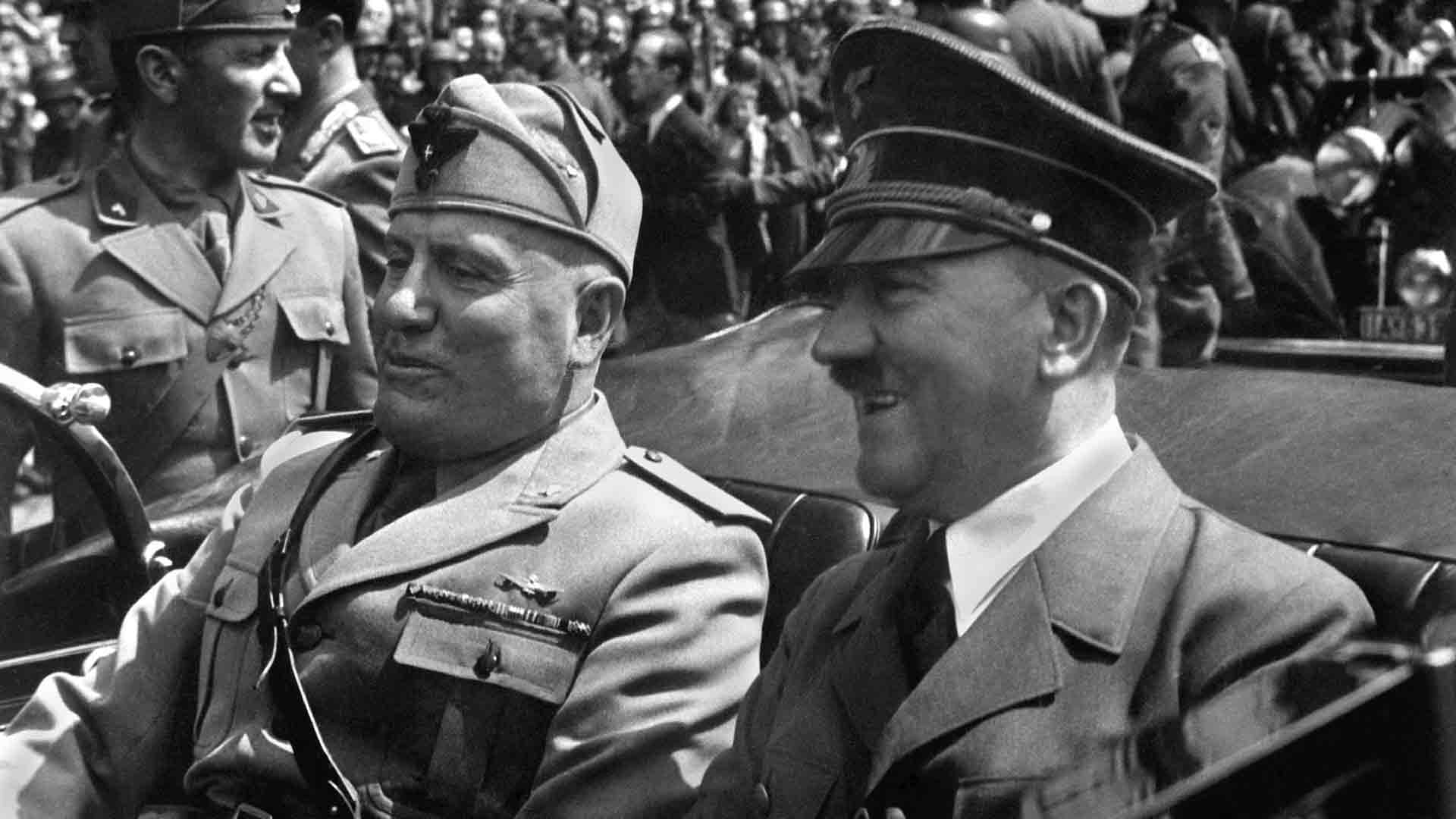 Hitler e Mussolini a Monaco di Baviera, 18 giugno 1940